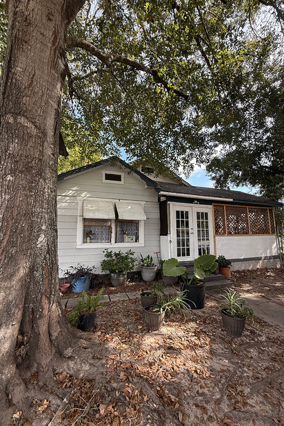Front exterior before grass replacement